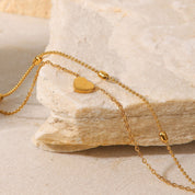 Zara Classic Gold Anklet - NAVALLI
