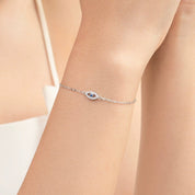 Zara Evil Eye Bracelet - Bracelet - Silver - 1