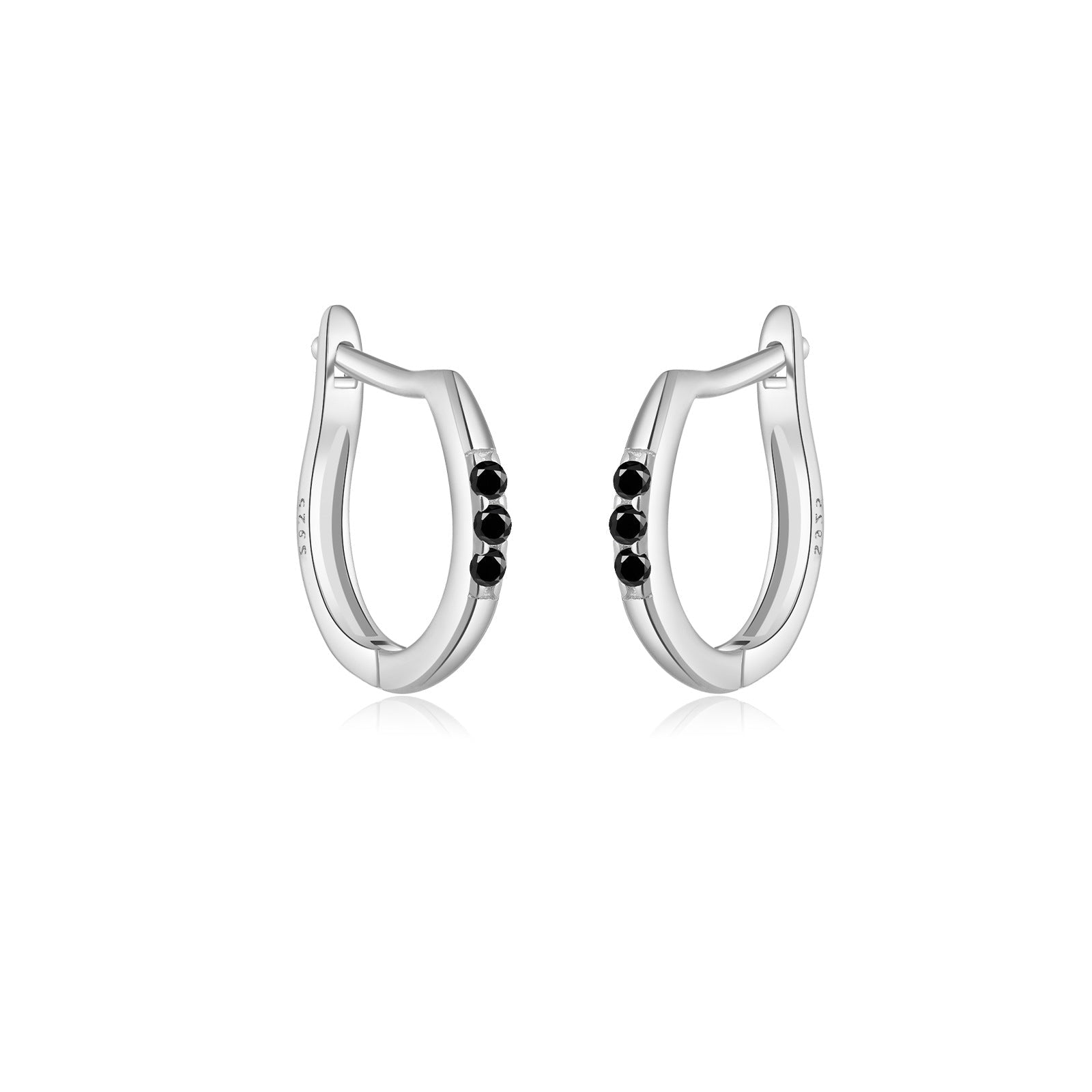 Zara Mini Huggies - Platinum - Black - 9