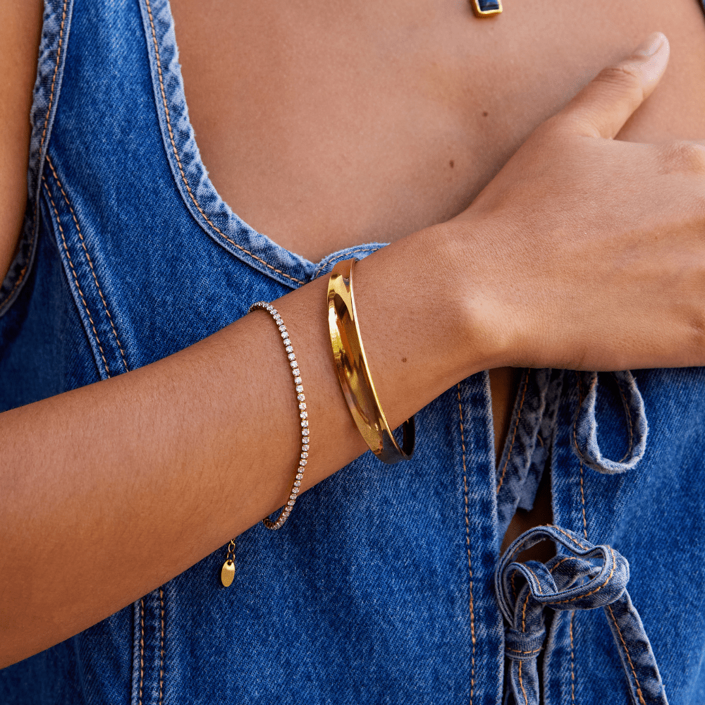 Zaria Gold Bangle - NAVALLIBracelet